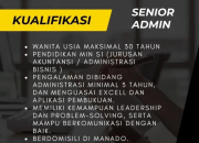 Lowongan Kerja Senior Admin di Harmoni Computer Manado – Januari 2026