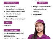 Lowongan Kerja Sales WIFI MyRepublic Manado 2026: