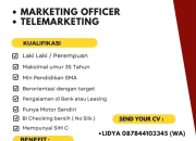 Lowongan Kerja PT Mandiri Andalan Utama: Marketing Officer & Telemarketing (Manado)