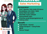Lowongan Kerja Sales Marketing Colton Distributor & Supplier – Penempatan Manado 2026