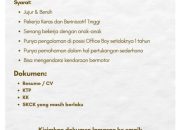 Lowongan Kerja Office Boy di Shine Montessori School Manado 2026