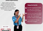 Lowongan Kerja Store Manager Megaria Supermarket Tahuna: Jadilah Pemimpin Retail Berikutnya!