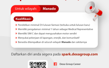Lowongan Kerja Medical Representative (MR) Dexa Group Manado: Karir Farmasi Terbaru 2026