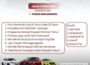 Lowongan Kerja Honda Kumala Group Manado: Karir sebagai Sales Consultant