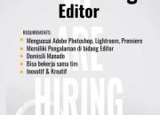 Lowongan Kerja Editor di Manado: Gabung Bersama Tim Kreatif Kami!