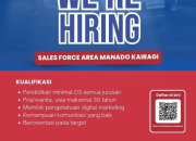 Lowongan Kerja Bosowa Berlian Motor 2024: Sales Force Area Manado Kairagi