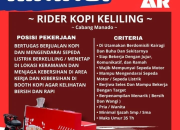 Lowongan Kerja Manado: Menjadi Rider Kopi Keliling di Kopi Pontar – Gaji Pokok & Bonus!