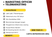 Lowongan Kerja PT Mandiri Andalan Utama Manado: Marketing & Telemarketing