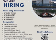 Lowongan Kerja PT Indosino Sukses Bersama (ISB): Operator Alat Berat Penempatan Maluku Utara