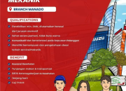 Lowongan Kerja Mekanik Astra Isuzu Manado 2024: Segera Daftar!