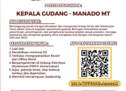 Lowongan Kerja Kepala Gudang di PT Pinus Merah Abadi (Nabati Group) Penempatan Manado