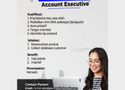 Lowongan Kerja Account Executive Permata Indonesia Penempatan Manado