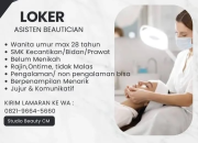 Lowongan Kerja Asisten Beautician di Studio Beauty CM: Terbuka untuk Lulusan SMK & Kesehatan