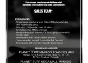 Lowongan Kerja Planet Surf Manado
