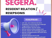 Lowongan Kerja Resident Relation / Resepsionis di Apartment MTC Manado