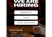 Lowongan Kerja TAP Coffee & Beer: Dibuka Posisi Barista, Kasir, dan Cook Western
