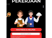 Lowongan Kerja Arena 74 Badminton Manado: Posisi Waitress & Helper