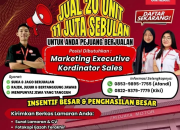 Lowongan Kerja Marketing Executive & Kordinator Sales – Tridjaya Motor Paal Dua (Honda) Manado