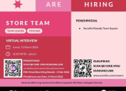 Lowongan Kerja Sociolla Manado 2026: Virtual Mass Hiring Store Team