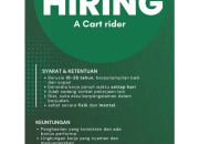 Loker Manado Terbaru: Kopling Buka Lowongan Cart Rider