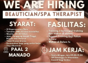 Lowongan Kerja Manado: Beautician & Spa Therapist di House of D-Clinique