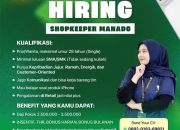 Lowongan Kerja Manado: Shopkeeper di BI_GADGET