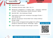 Lowongan Kerja Manado: Salesman Otomotif di Astra Otoparts Group