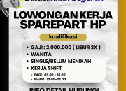 Lowongan Kerja Diamond Sparepart HP Manado – Dibutuhkan Segera!