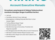 Lowongan Kerja Account Executive Manado