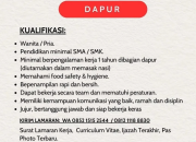 Lowongan Kerja Resto Pasir Putih: Dibuka Posisi Chef, Dapur, dan Waiters!