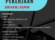 Lowongan Kerja Driver/Supir di CV Sumber Rejeki – Penempatan Maumbi