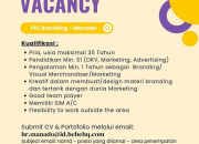 Lowongan Kerja PIC Branding di Manado – Segera Daftar!