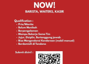 Lowongan Kerja Tondano: Barista, Waiters, & Kasir – Segera Bergabung!