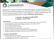 Lowongan Kerja J Resources Program Fresh Graduate di Site Bakan, Sulawesi
