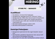Lowongan Kerja Store PIC Planet Gadget Manado