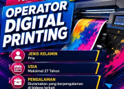Lowongan Kerja Gajah Mada Printing Company (Operator Digital Printing)