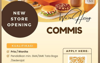 Lowongan Kerja J.CO Donuts & Coffee Manado Terbaru: Cari Commis & Crew Store!