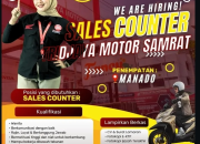 Lowongan Kerja Sales Counter Tridjaya Motor Samrat Manado