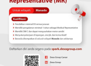 Lowongan Kerja Medical Representative (MR) Dexa Group Wilayah Manado