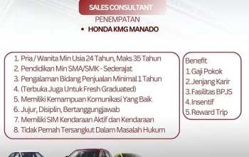 Lowongan Kerja Honda Kumala Group (Manado)