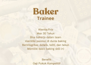 Lowongan Kerja Baker Trainee di Wynnis’s Cake