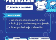 Lowongan Kerja Pekerja Laundry di Citraland – Hubungi Langsung!