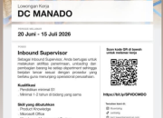Lowongan Kerja Kawan Lama Group Terbaru 2026: Posisi Inbound Supervisor DC Manado