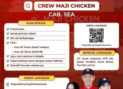 Lowongan Kerja Crew Maji Chicken Cabang Sea (Manado) Terbaru