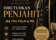 Lowongan Kerja LVO Tailor Manado Terbaru 2026: Dibutuhkan Penjahit Jas PDU POLRI & PDL!