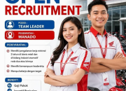 Lowongan Kerja Tunas Honda Manado: Cari Team Leader Industri Otomotif