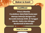 Lowongan Kerja MAKO Bakery Manado 2026: Rekrutmen Baker dan Kasir untuk Store Baru