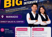 Walk In Interview Manado: Lowongan Kerja Direct Sales XL Center Terbaru