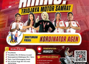 Lowongan Kerja Manado: Tridjaya Motor Samrat Buka Posisi Kordinator Agen