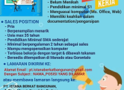 Lowongan Kerja PT Istana Berkat Bangunan: Admin Gudang & Sales Position Manado